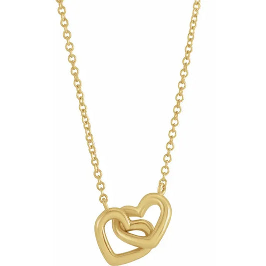 Interlocking Hearts Necklace