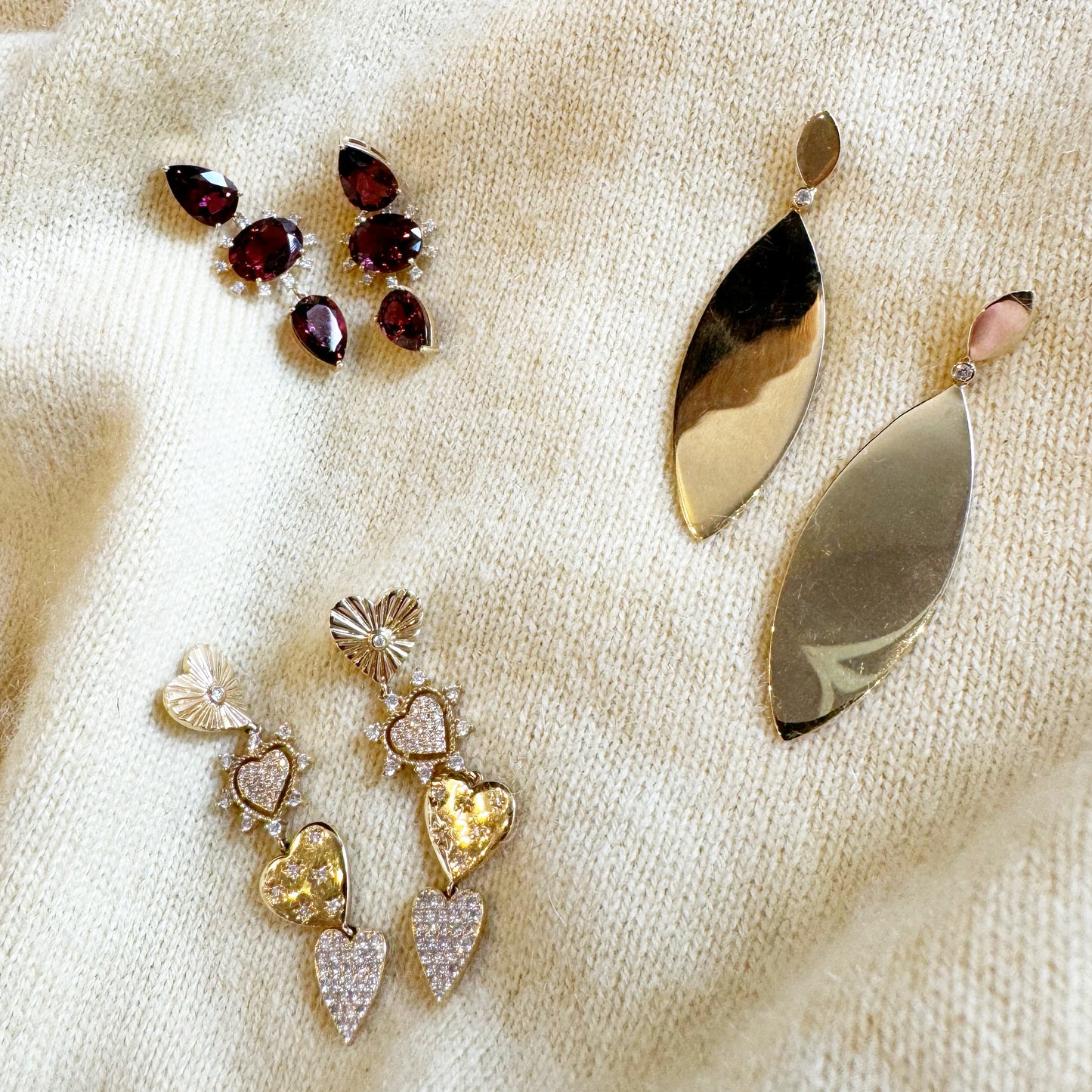 Tourmaline Statement Earrings