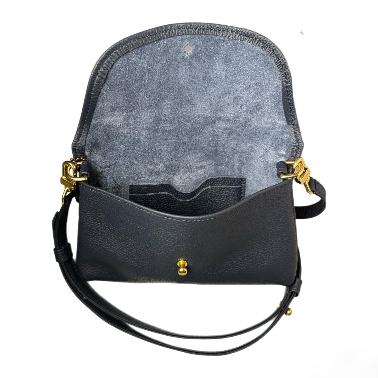 Navy Pebble Grain Kaanapali Crossbody Bag