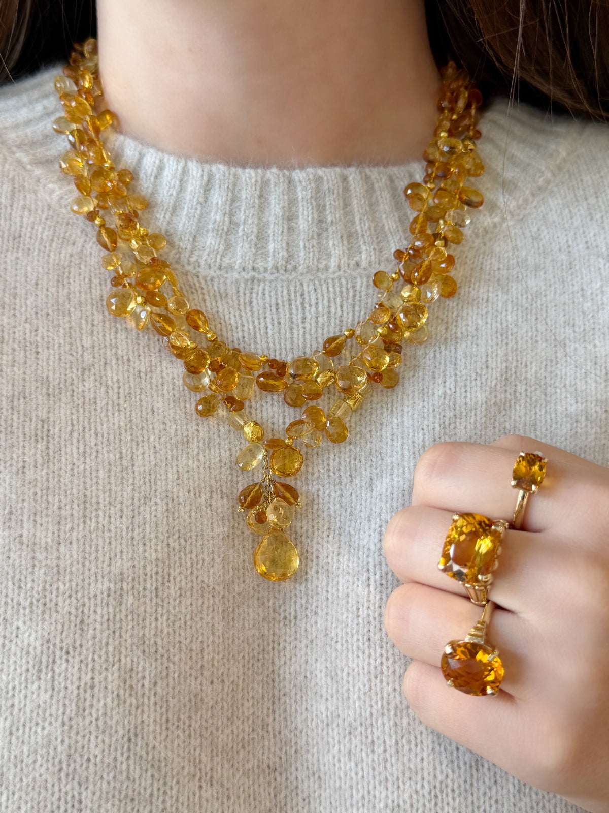 Oval Citrine Ring