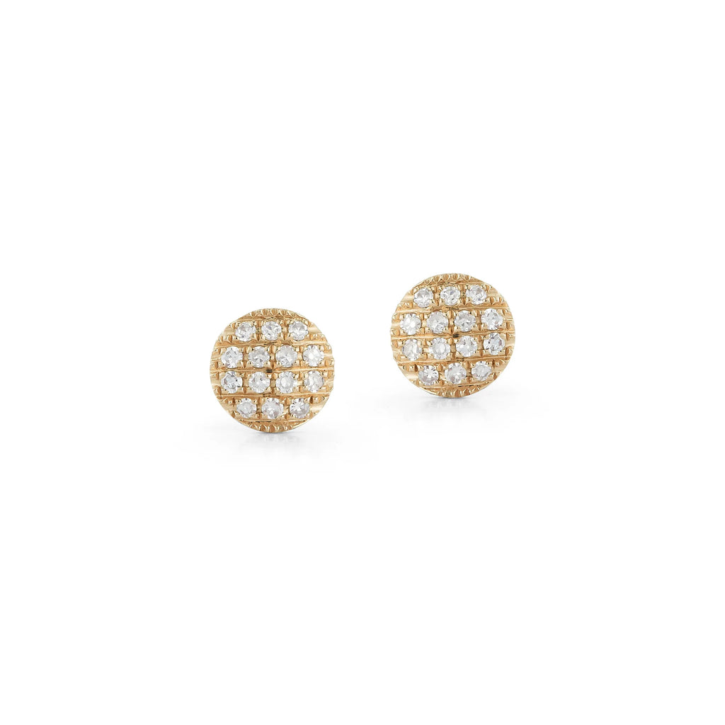 Lauren Joy Mini Disc Stud Earrings