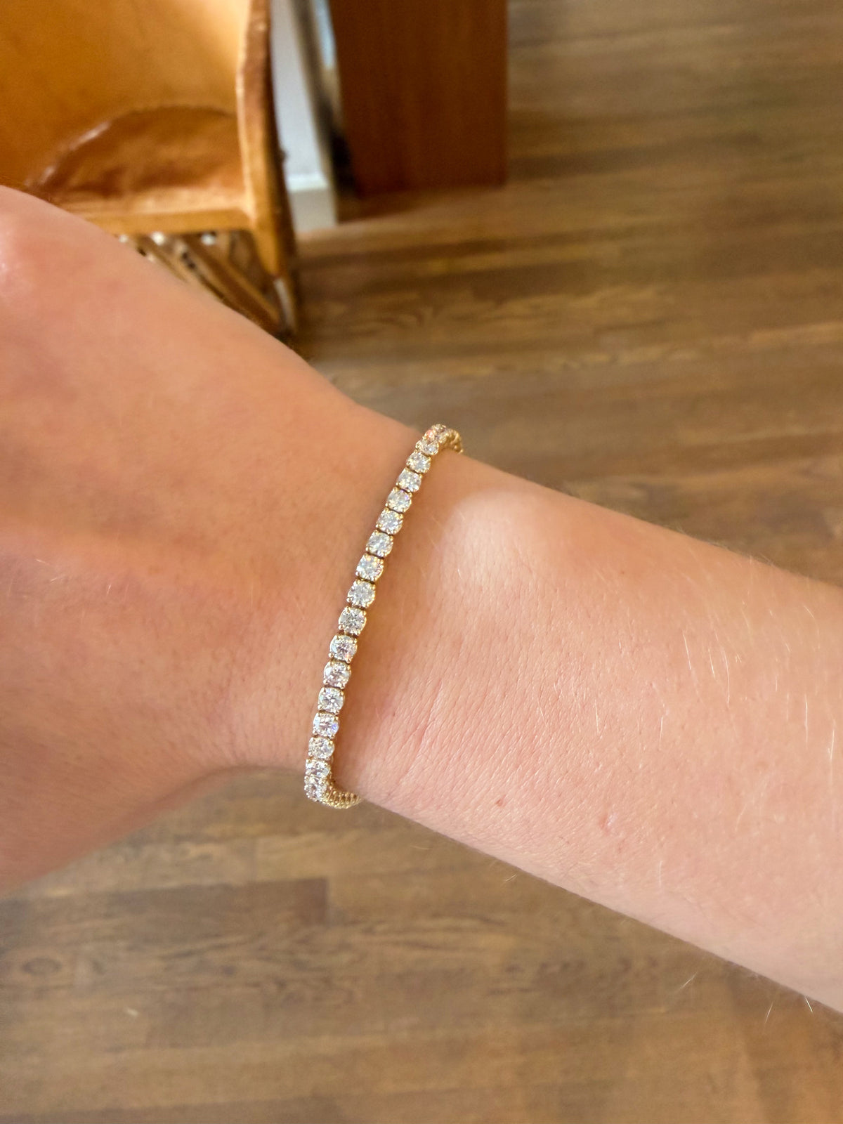 5.55 ctw Lab Grown Diamond Tennis Bracelet
