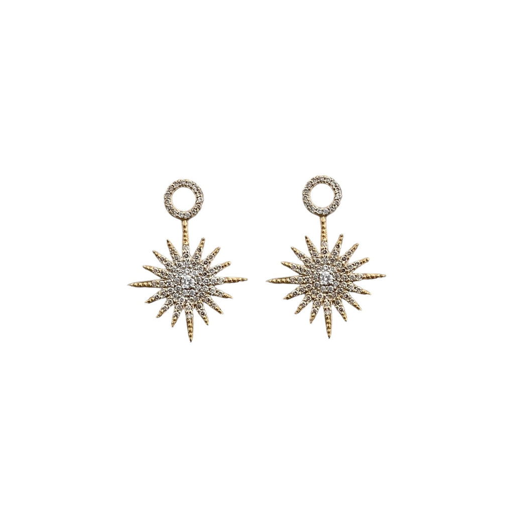 Diamond Starburst Earring Charms