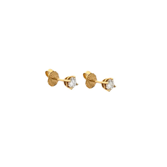 0.50 ctw Round Diamond Stud Earrings