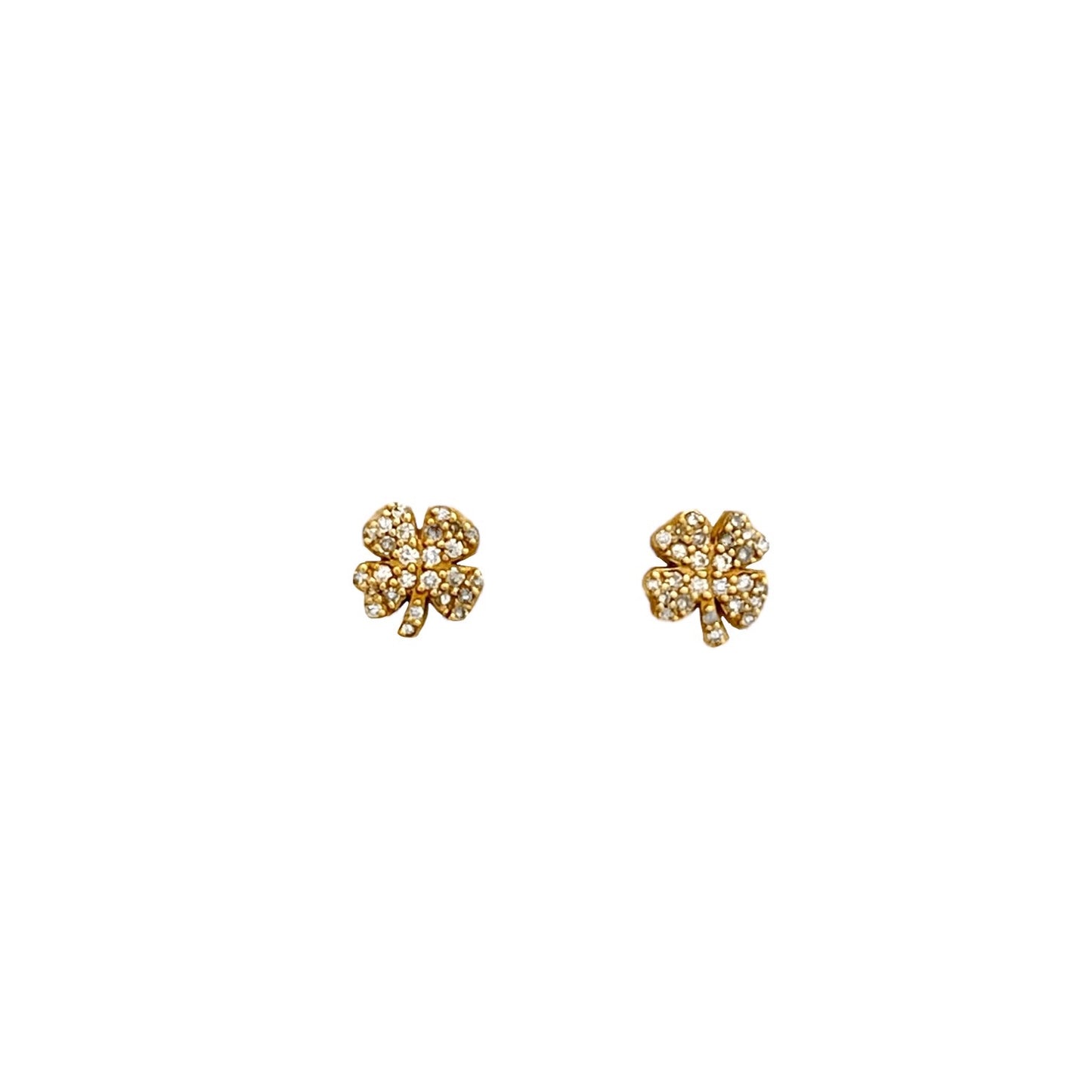 Diamond Shamrock Stud Earrings