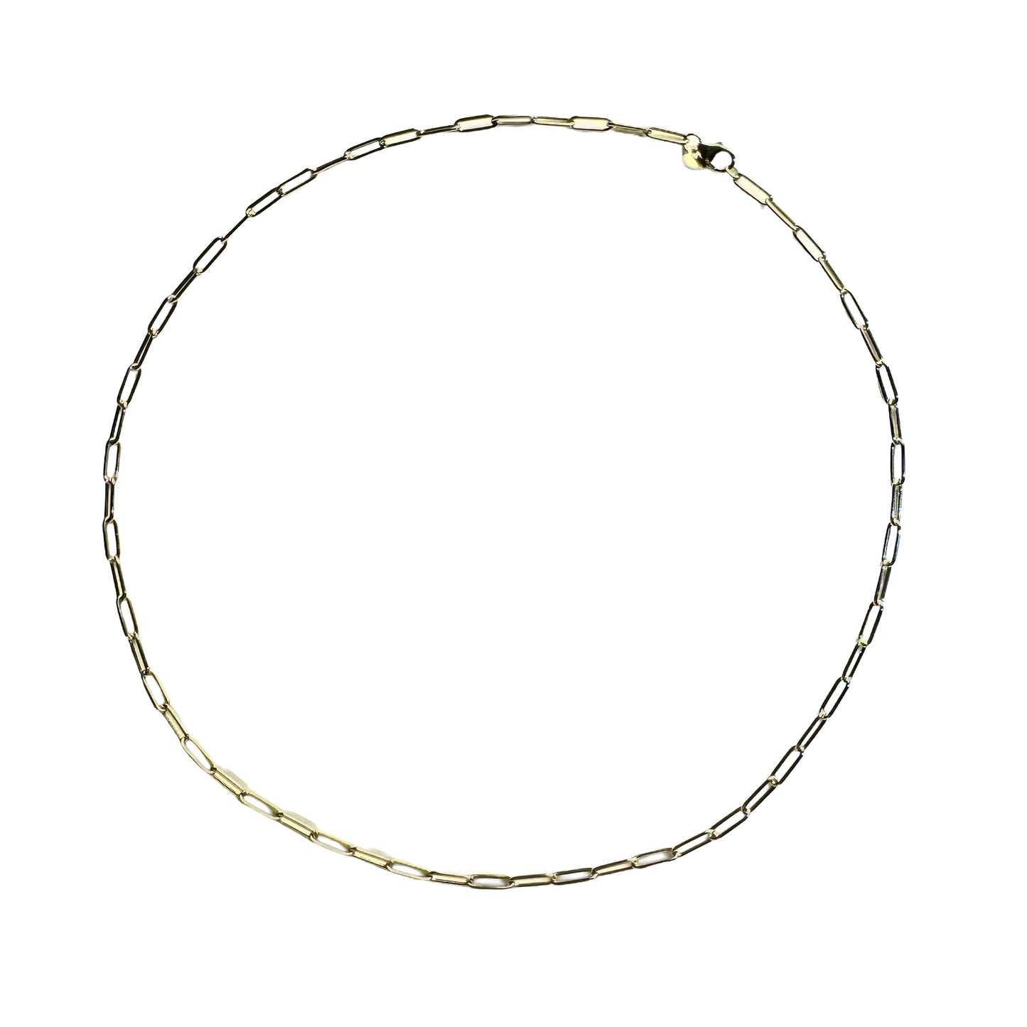 18" Paperclip Chain Necklace