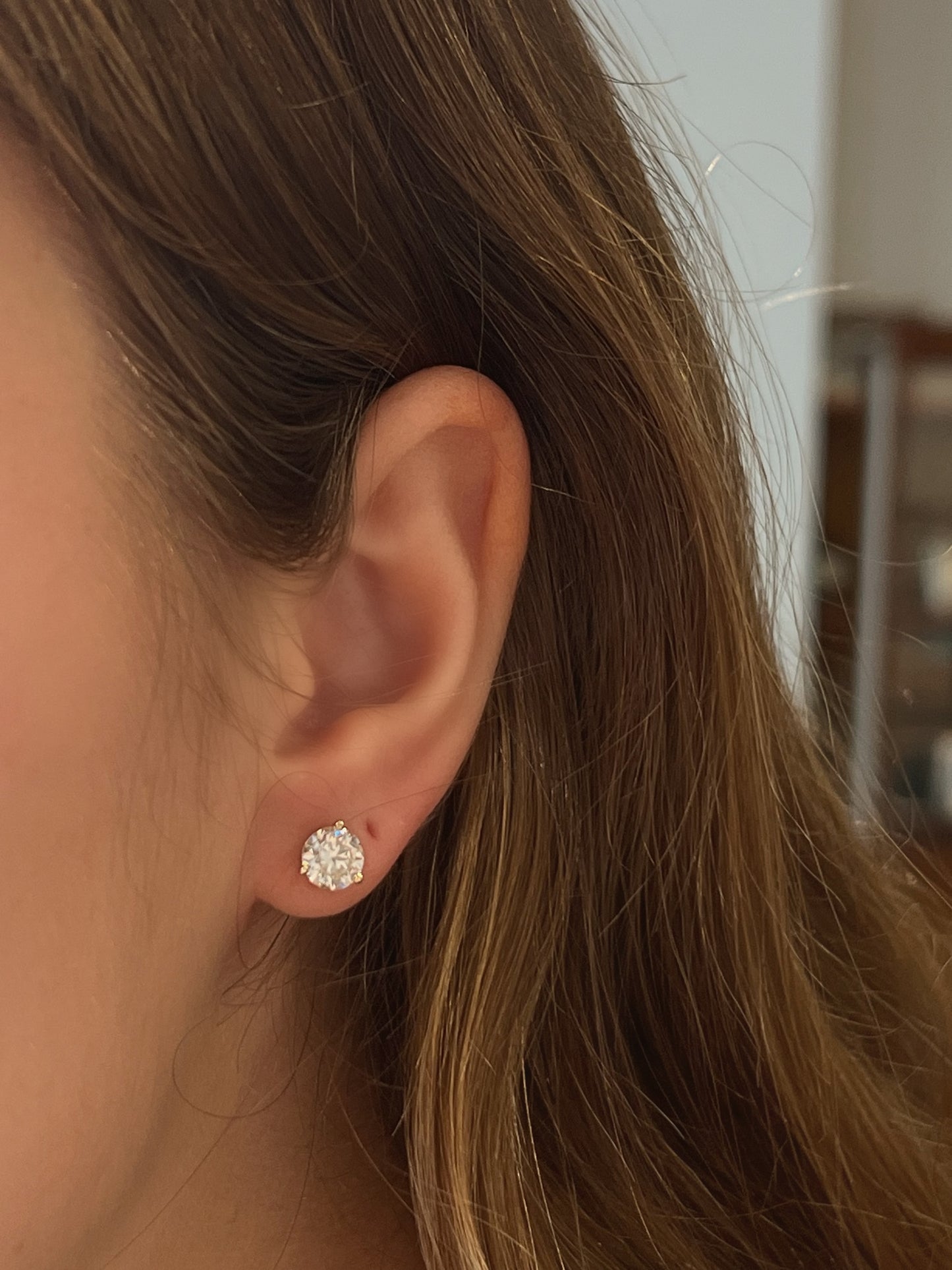 Lab Grown 2 ctw Diamond Stud Earrings