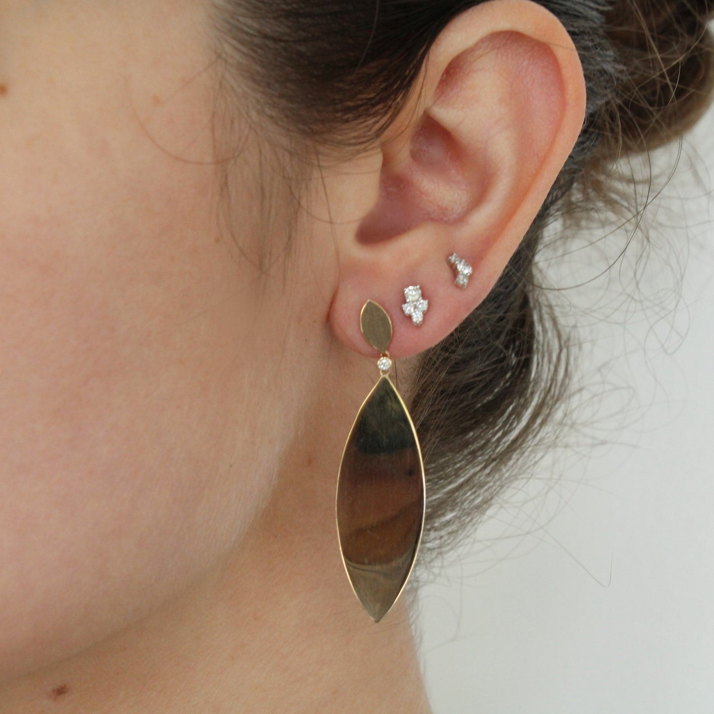 Marquise Shape Dangle Earrings