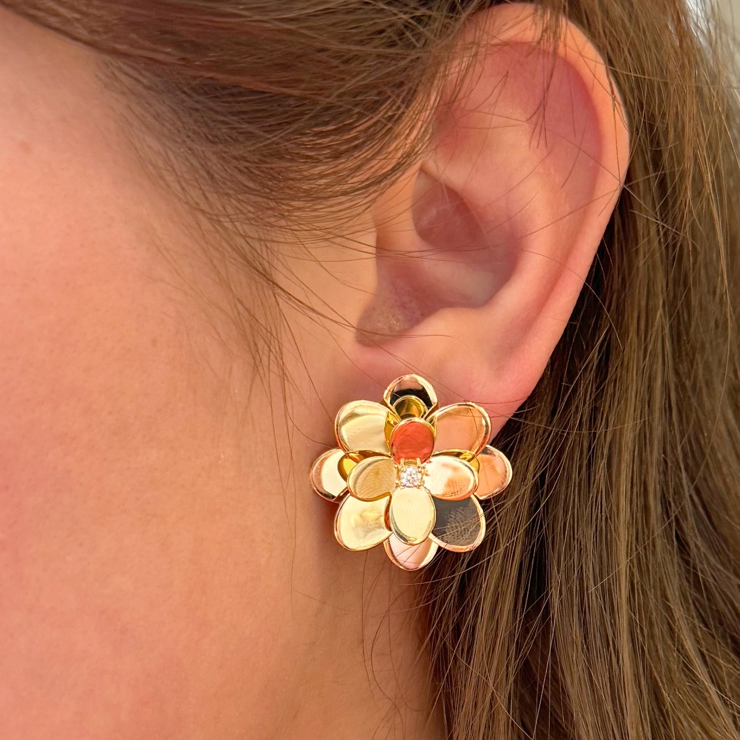 Flower Statement Earrings