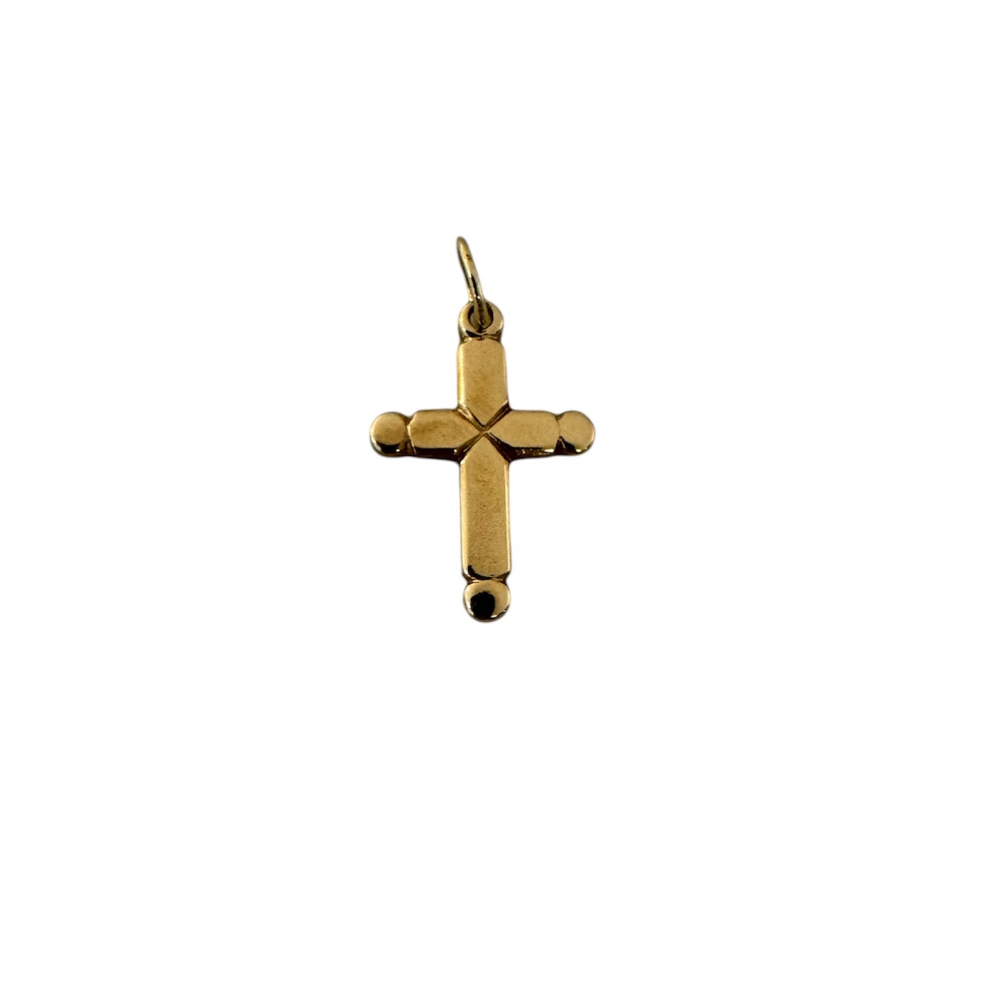 Textured Petite Cross Pendant