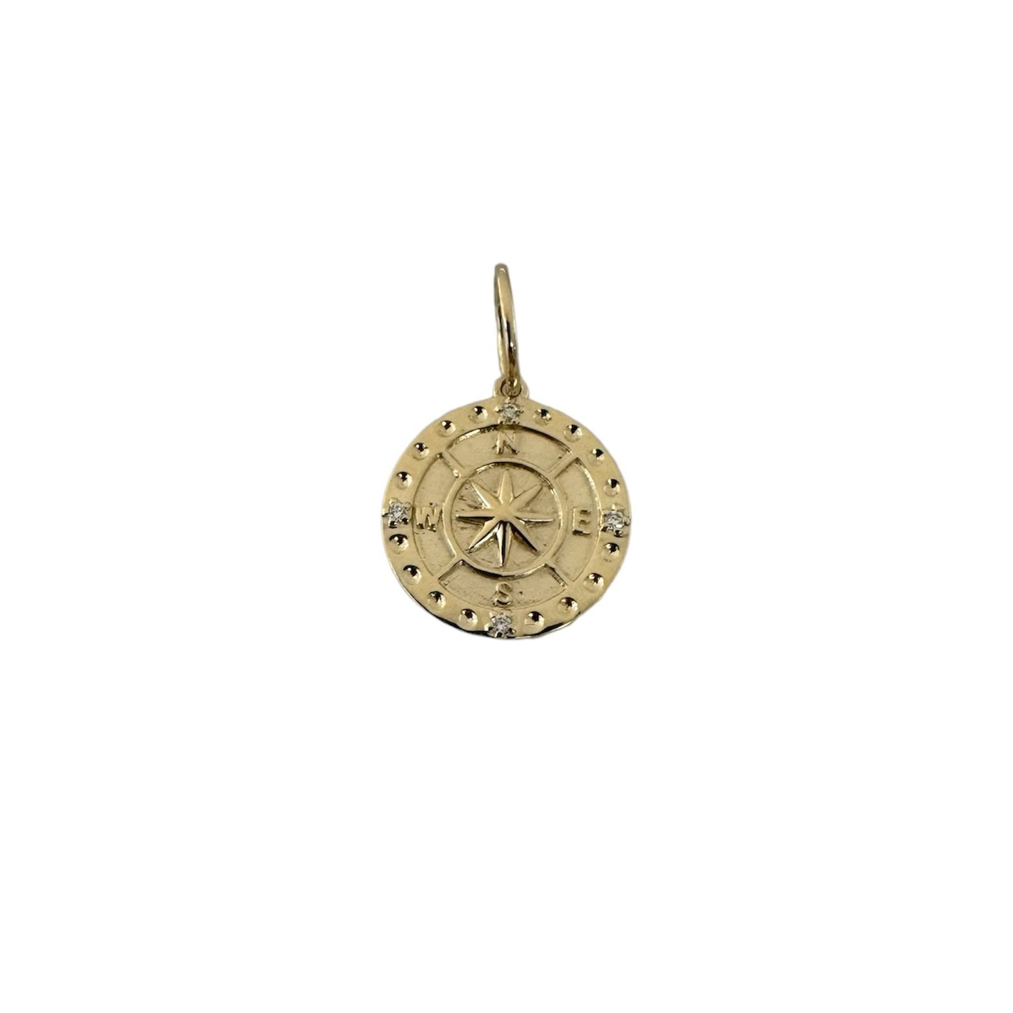 Diamond Compass Pendant