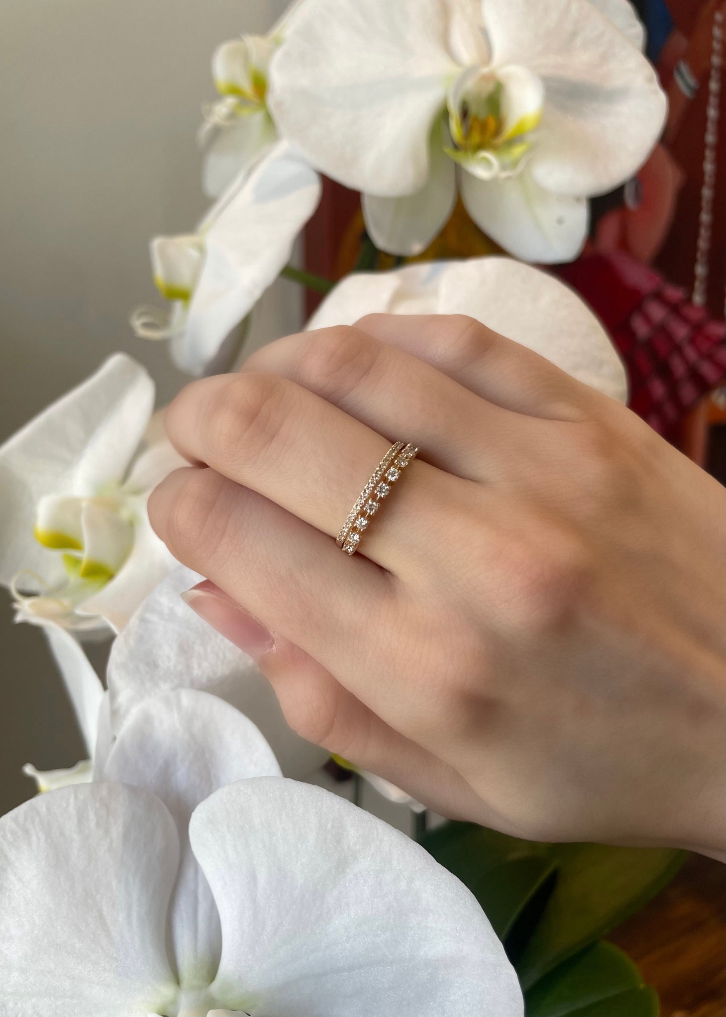 Double Diamond Ring