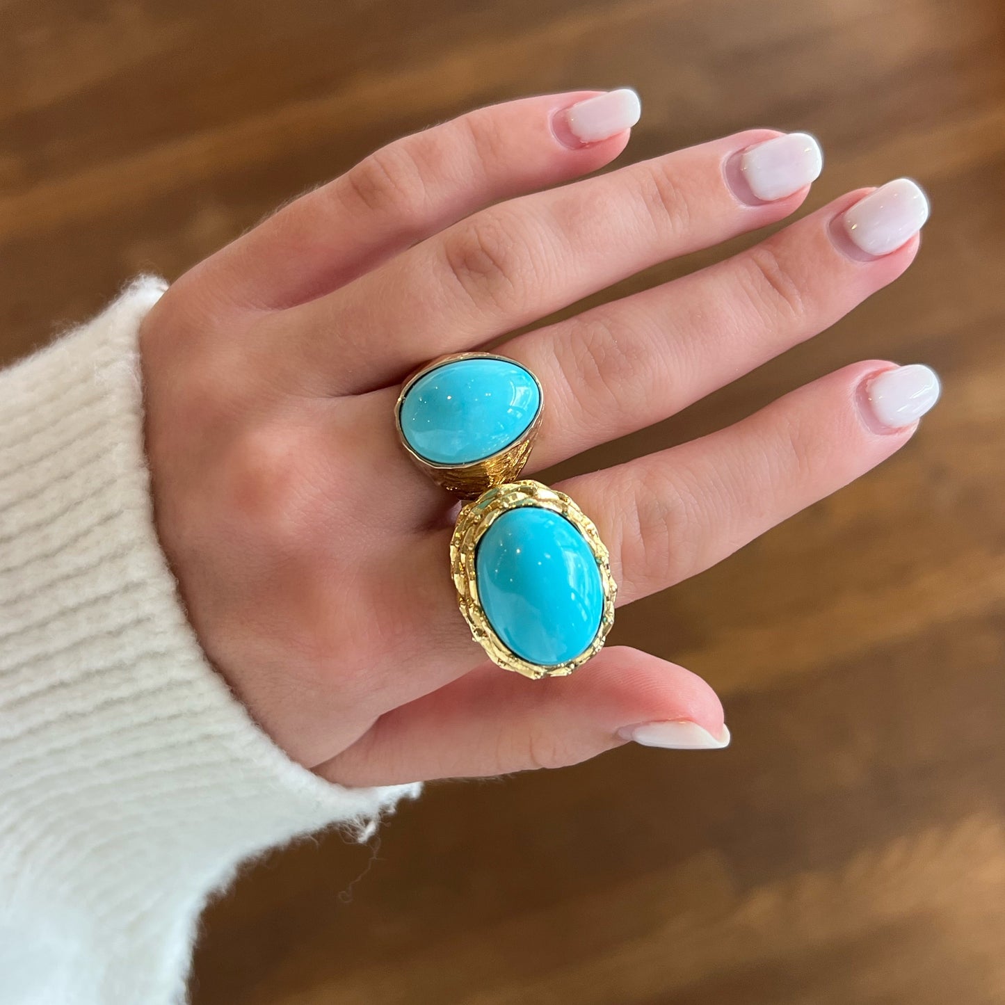 Turquoise & Gold Ring