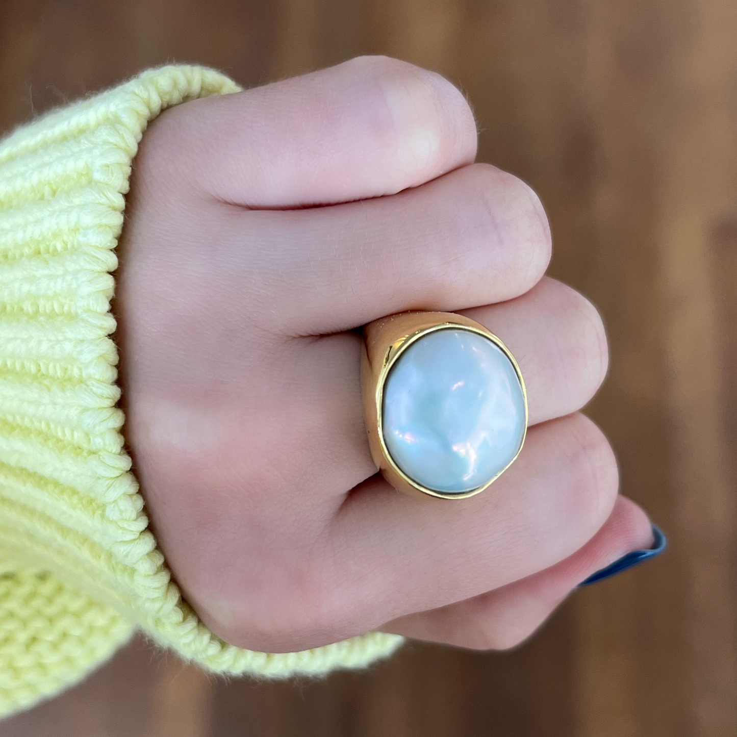 Pearl Statement Ring