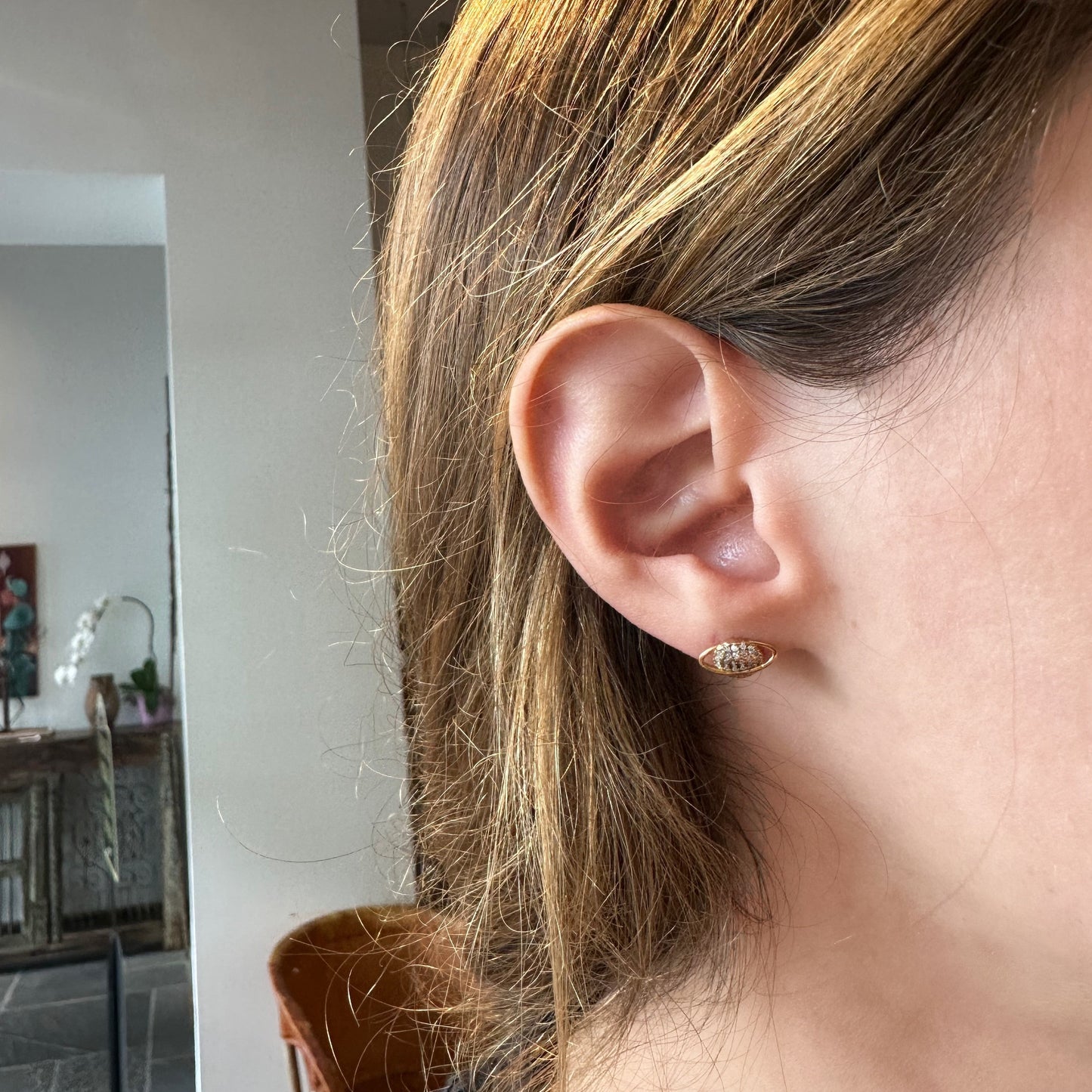 Saturn Stud Earrings