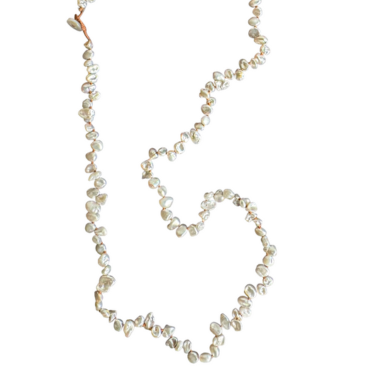31" Keshi Pearl Necklace