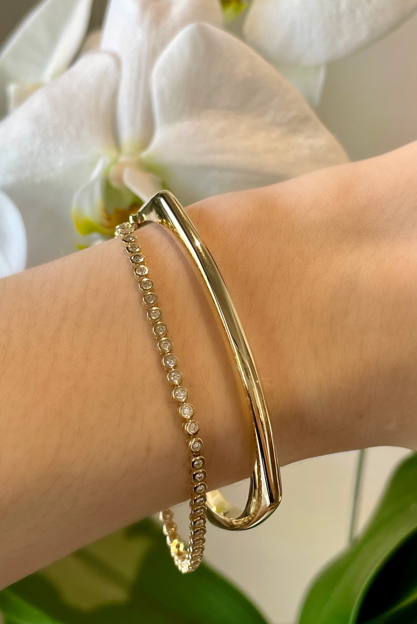 Diamond Bezel Tennis Bracelet
