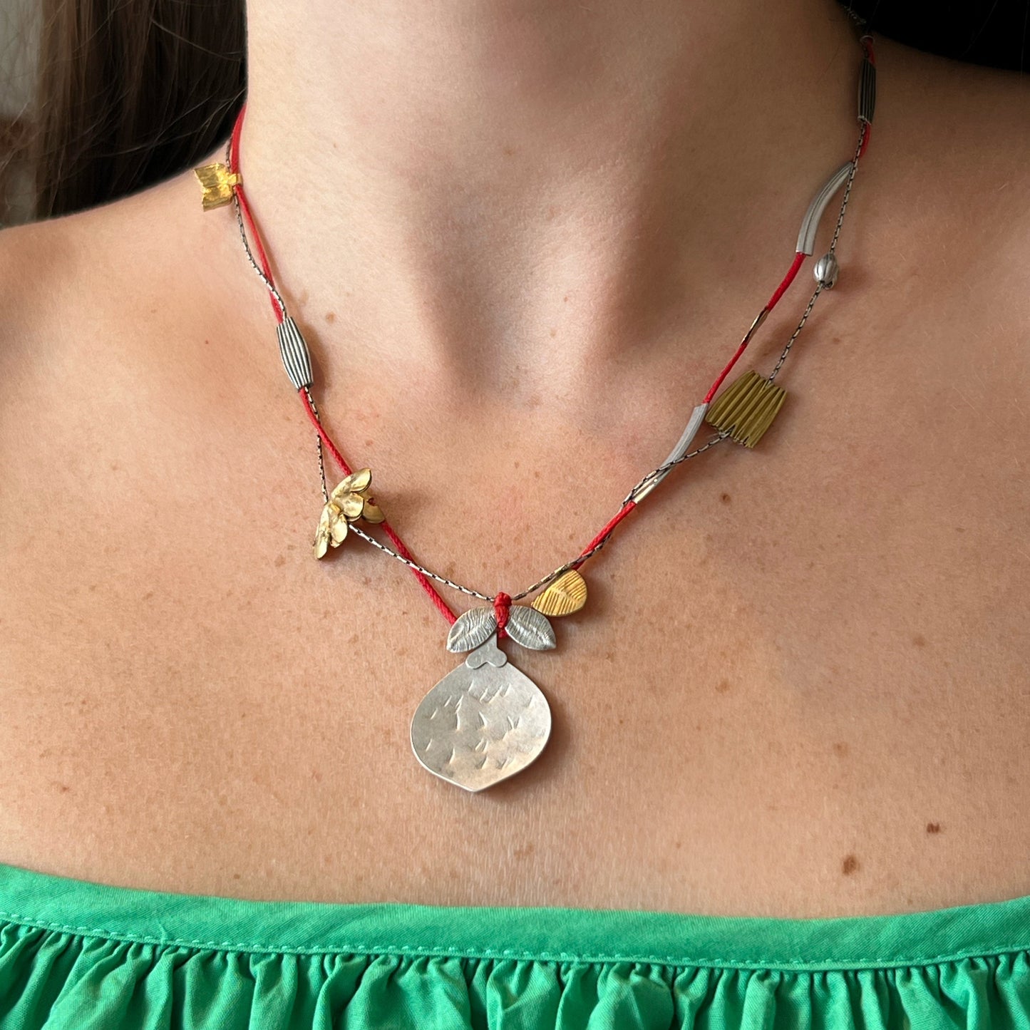 Metal Bloom Necklace