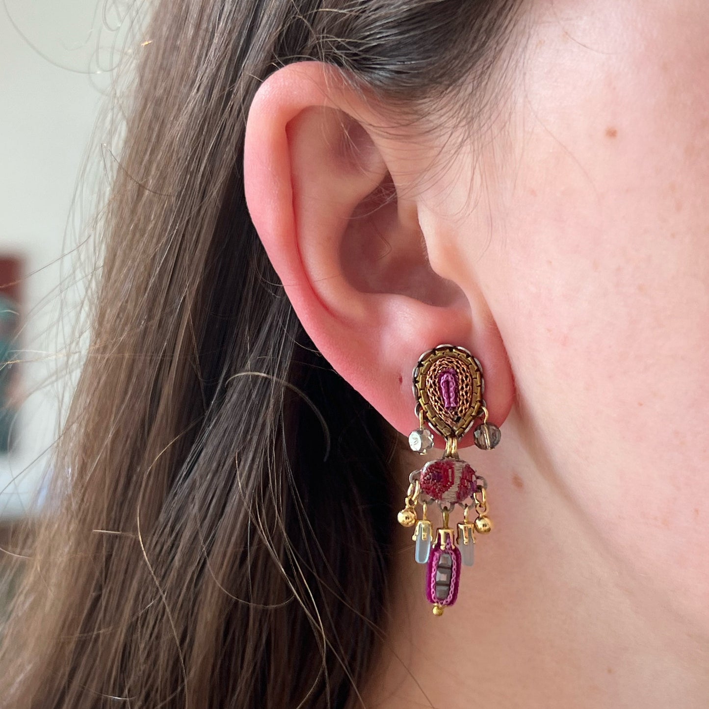 Berry Blush Earrings