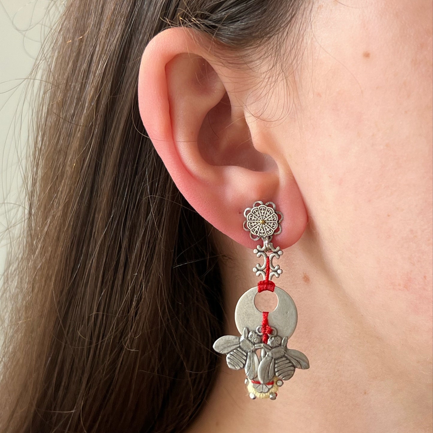 Metal Bloom Earrings