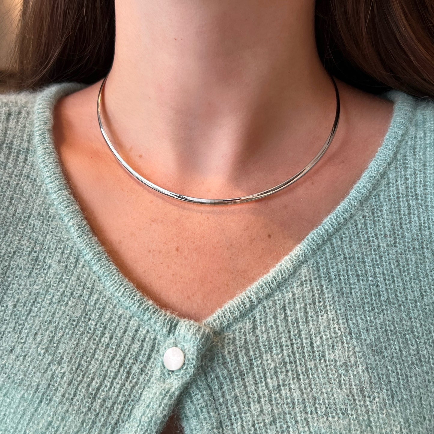 Reversible Omega Necklace