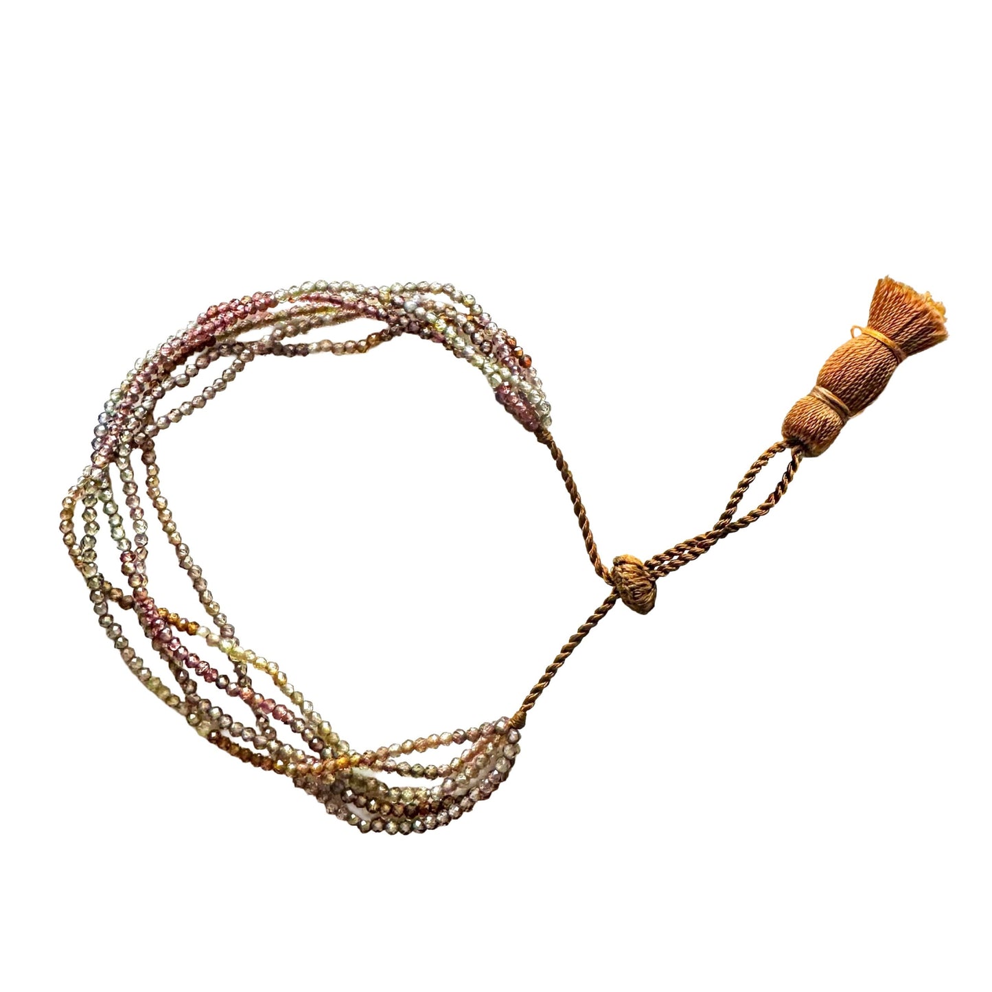 2mm Mixed Sapphire Bead Bracelet