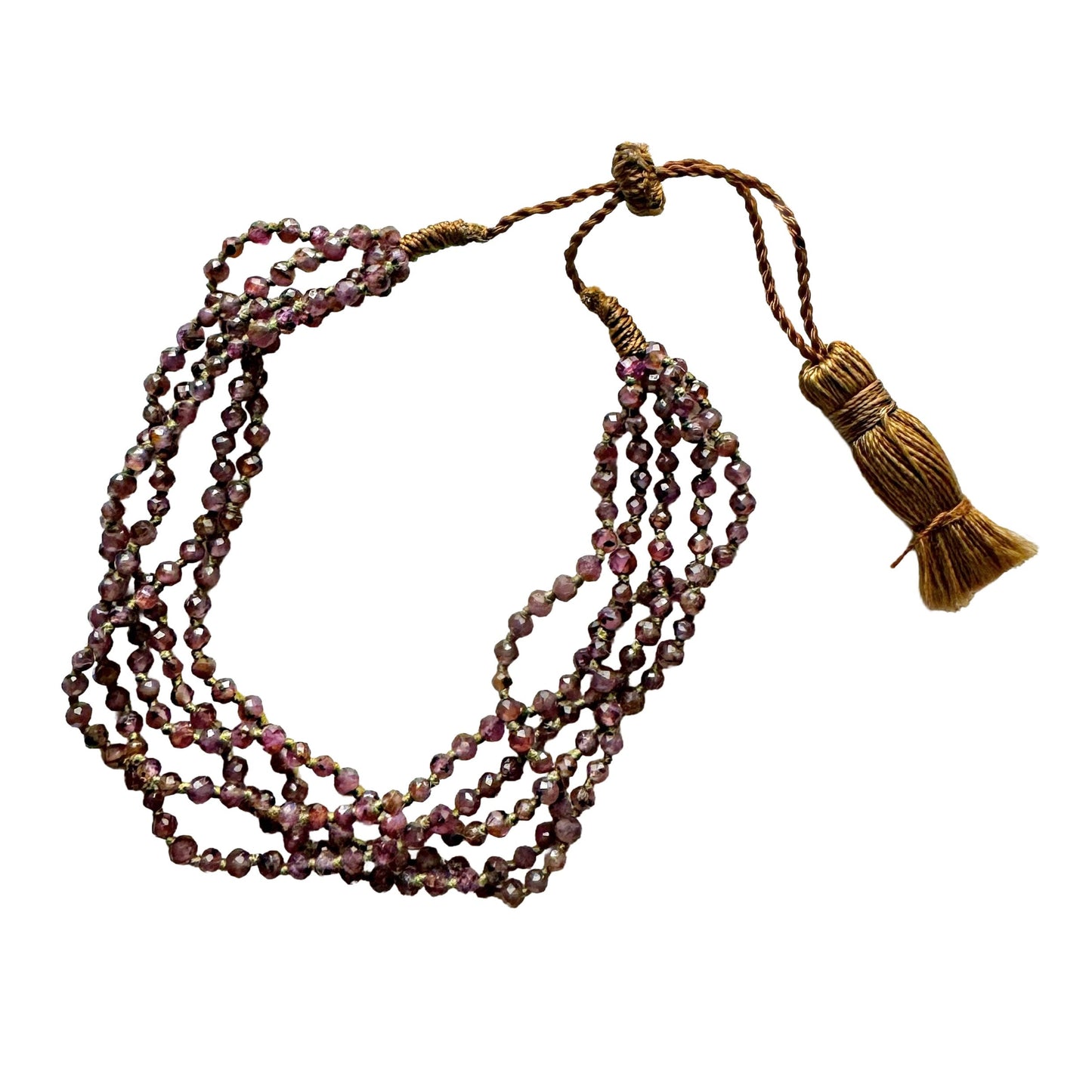 Pink Tourmaline Beaded Bracelet