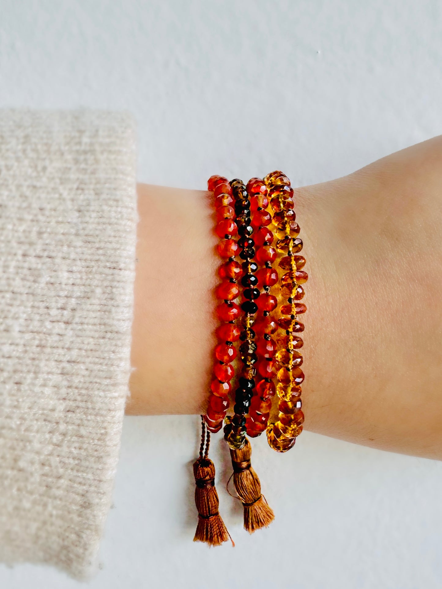 Citrine Beaded Bracelet