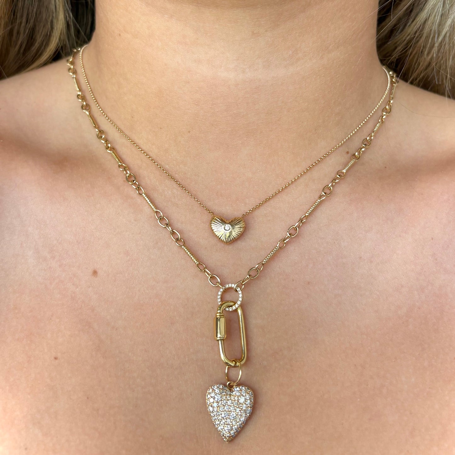Retro Heart Necklace