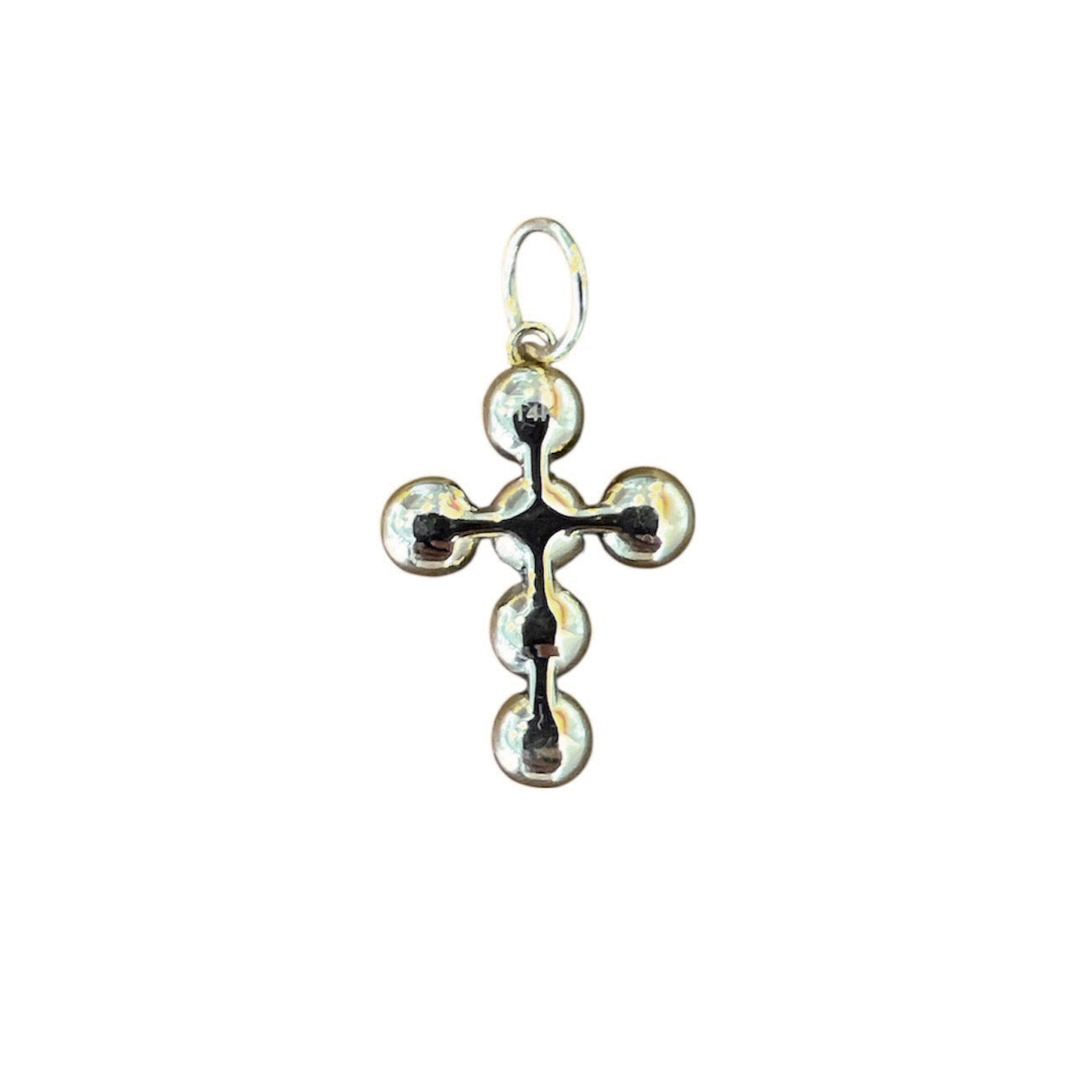 White Topaz Cross Pendant