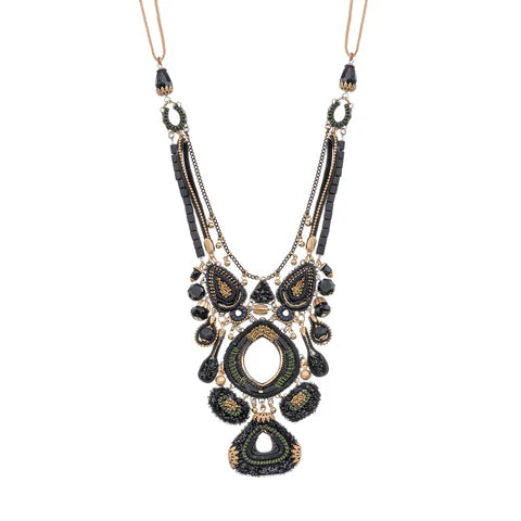 Gilded Black Necklace