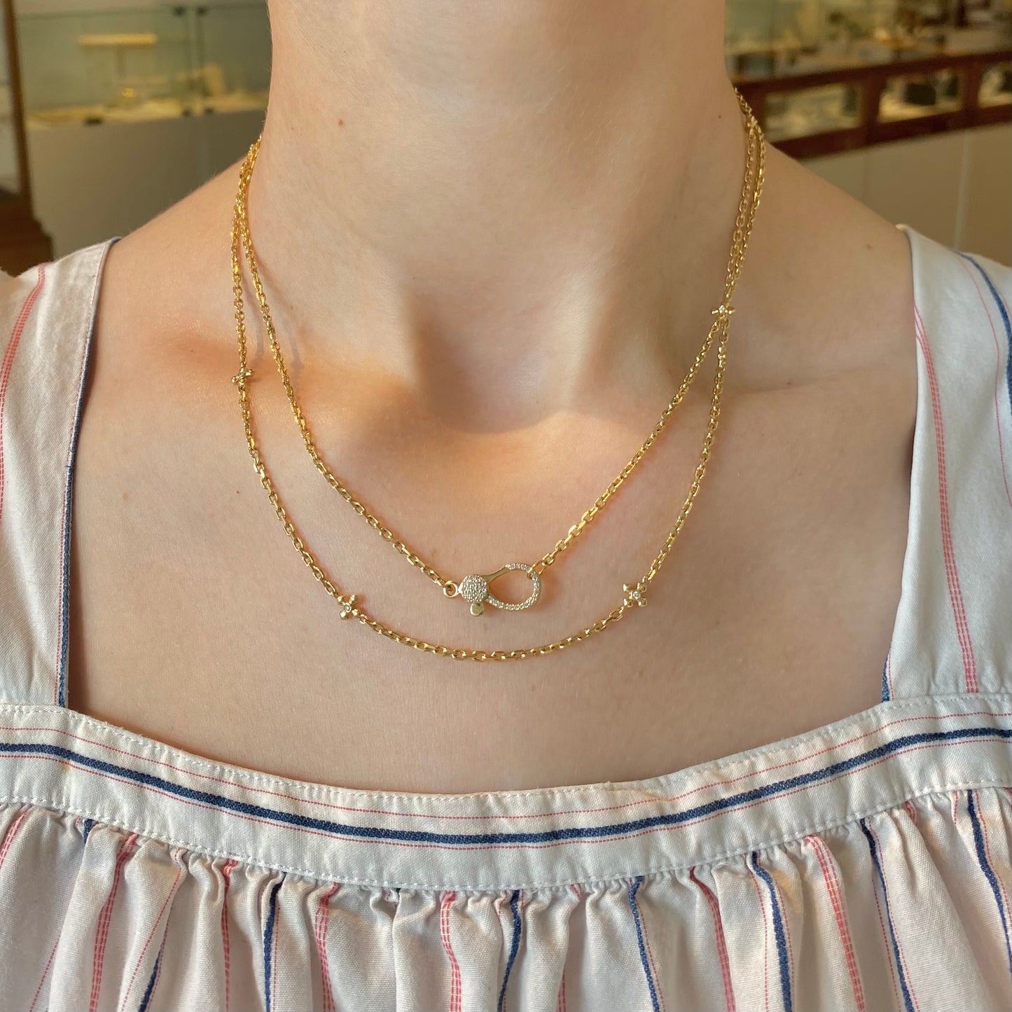 Station Cross Necklace