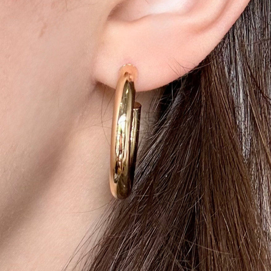 Medium Gold Hoops