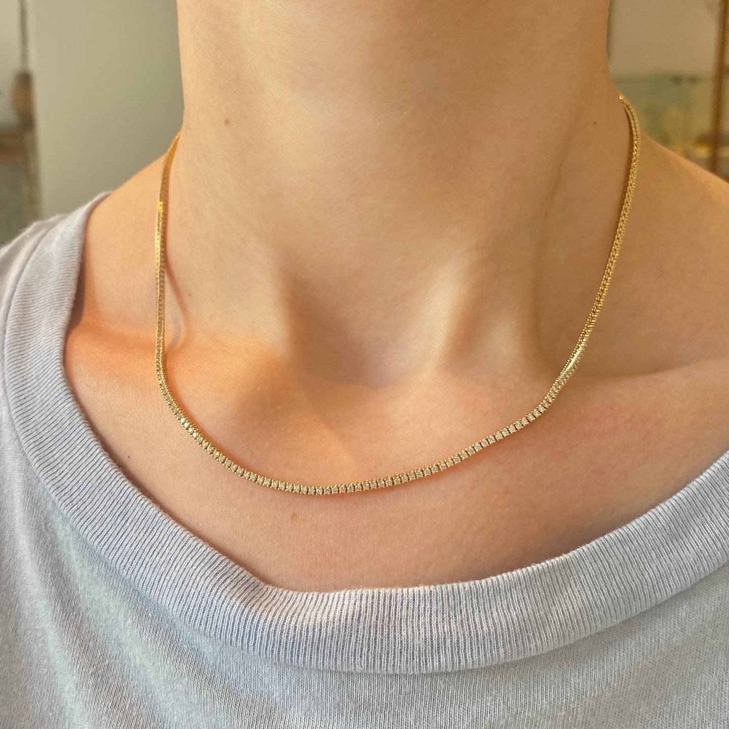 2.66 ctw Diamond Tennis Necklace