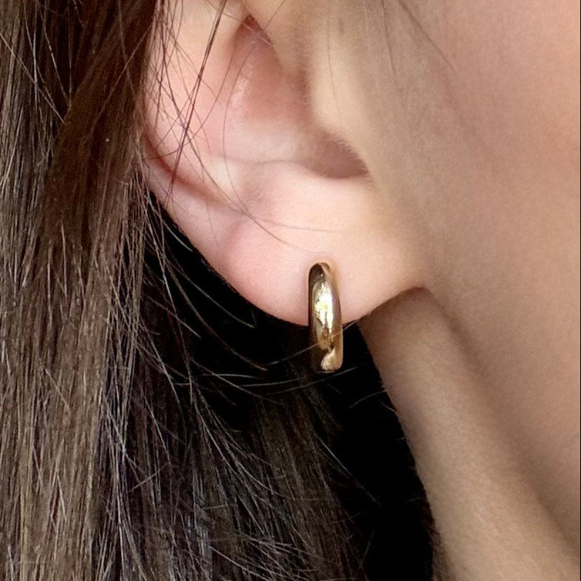 Small Gold Huggies