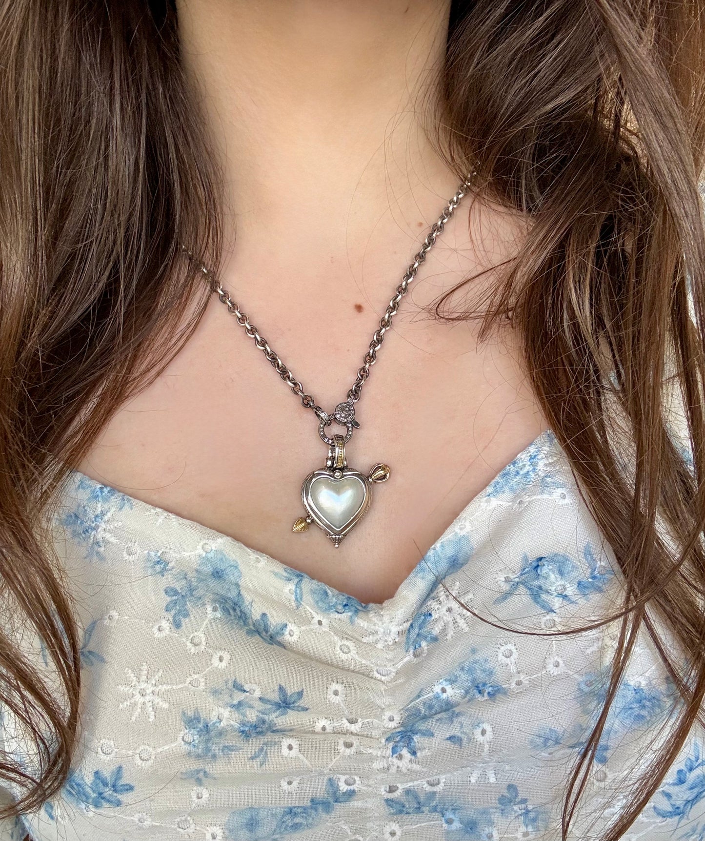Pearl and Ruby Pendant