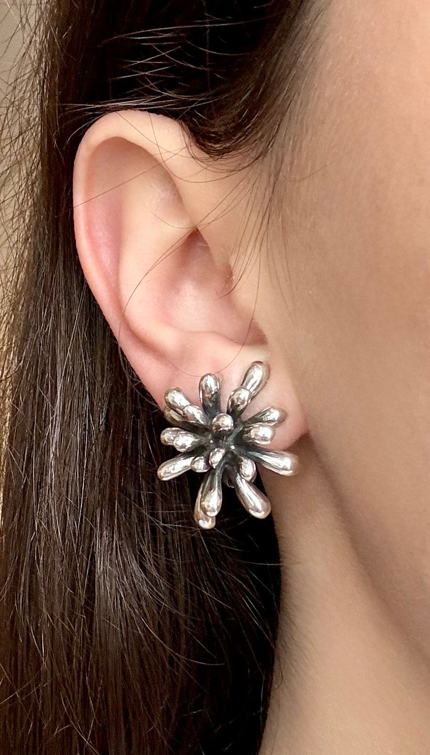 Fireworks Clip On Earrings