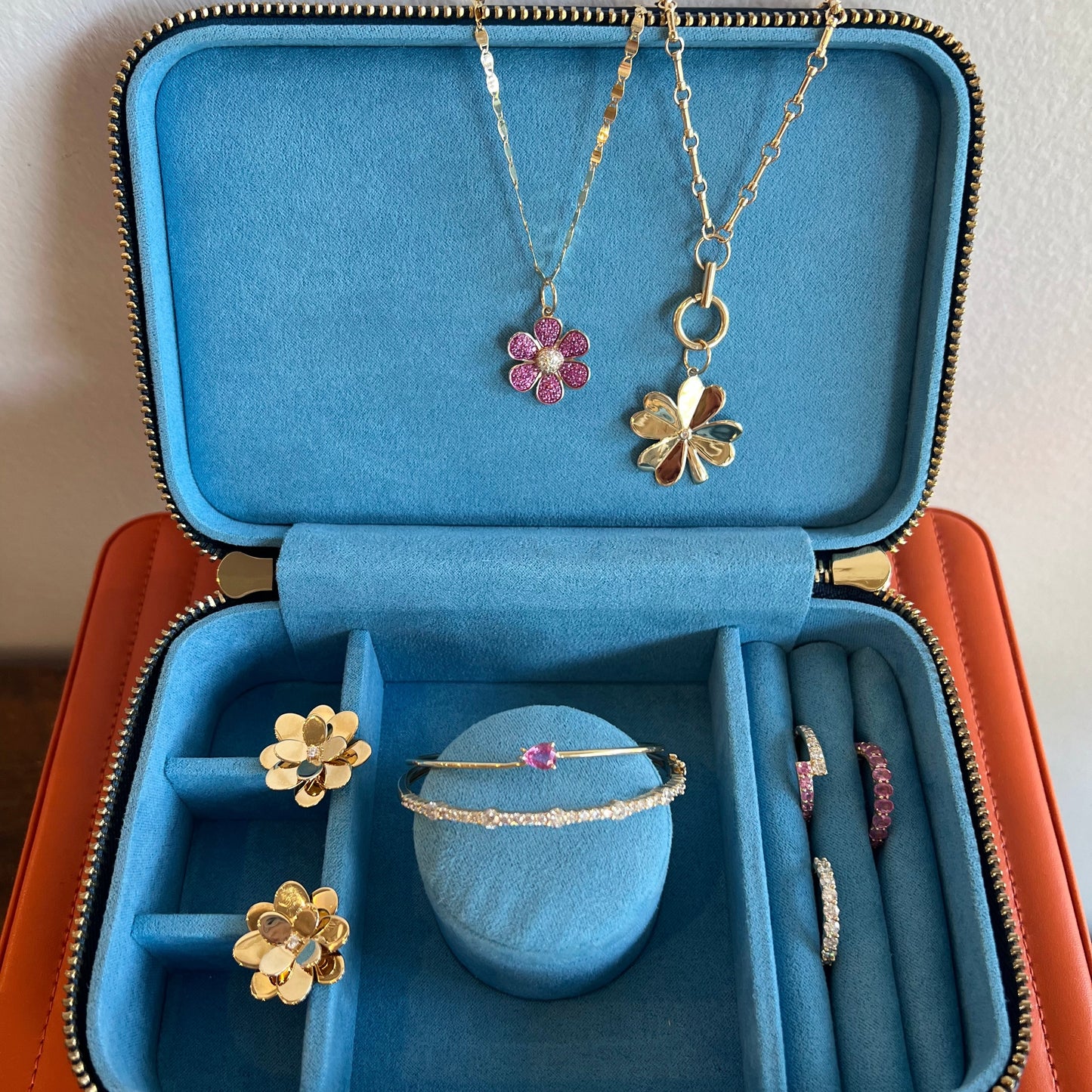 Flower Statement Earrings