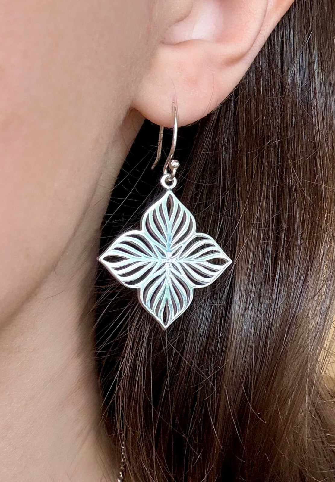 Medium Flower Earrings