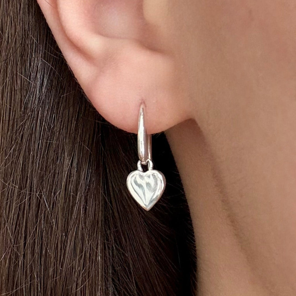 Heart Drop Earrings