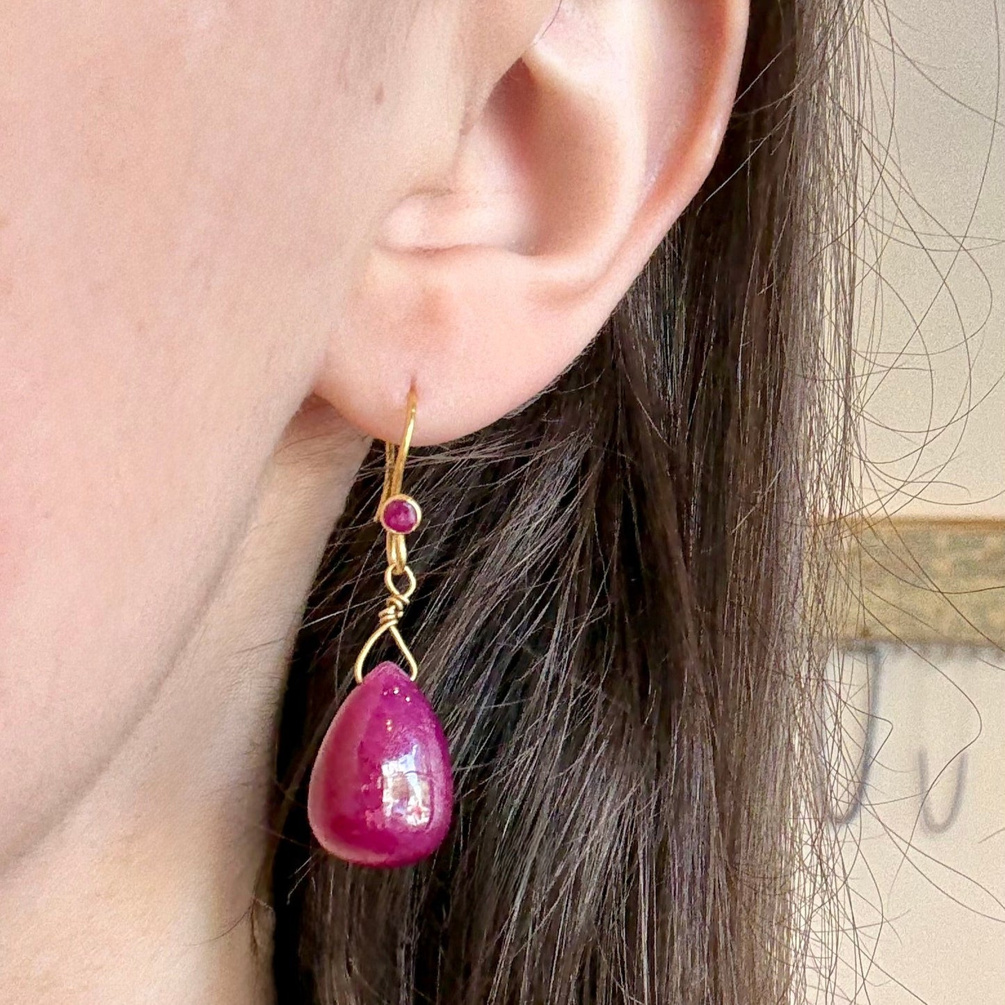 Ruby Earrings
