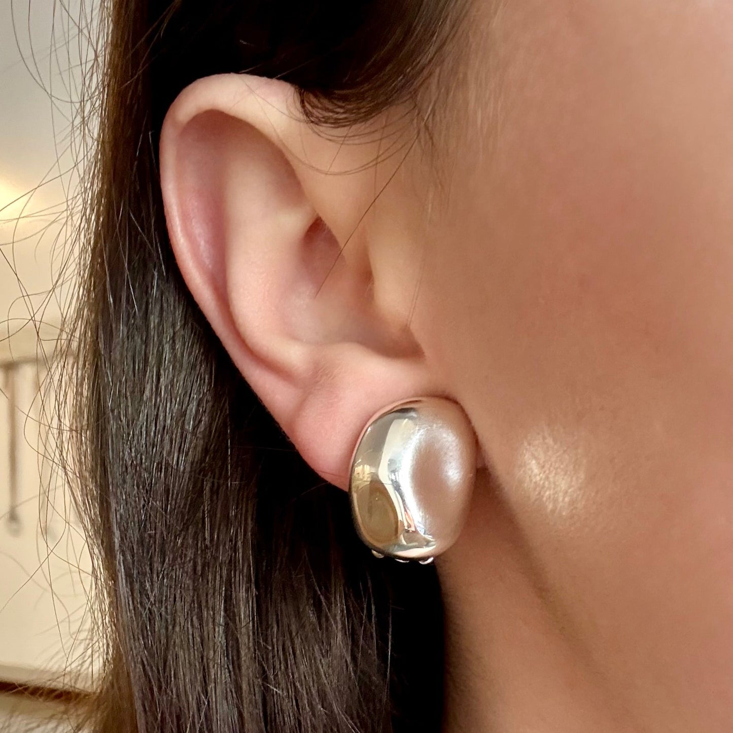 Riverstone Clip Earrings