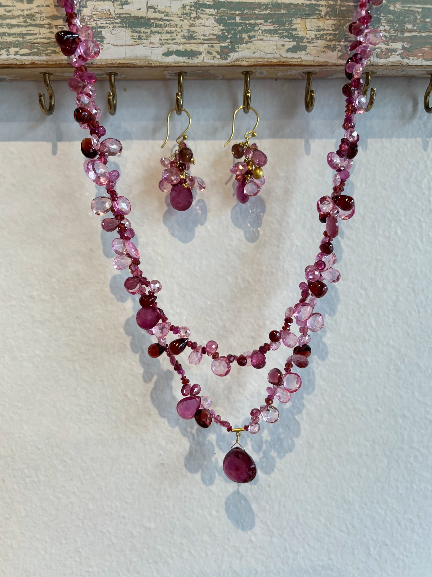 Rubellite & Pink Tourmaline Necklace