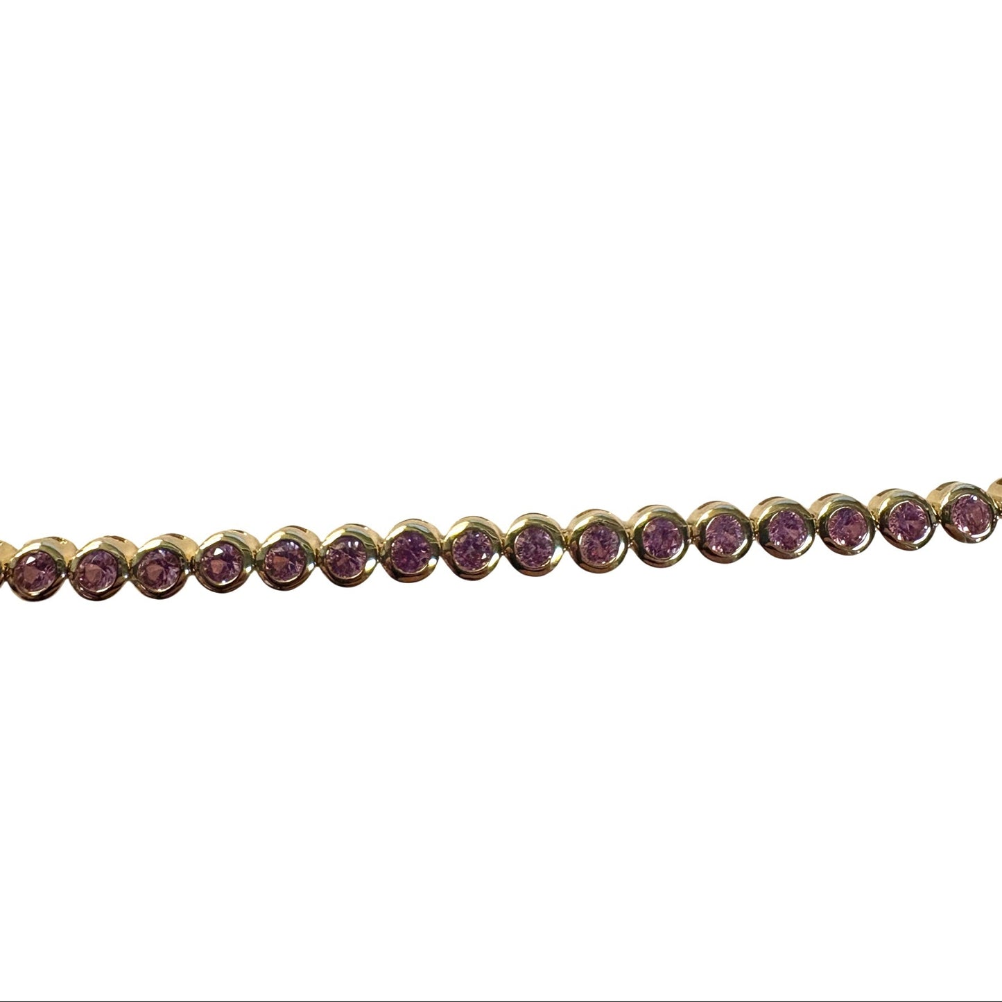 Lab Grown Pink Diamond Tennis Bracelet