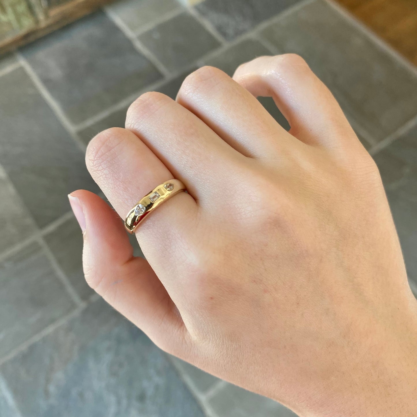 Multi Diamond Dome Ring