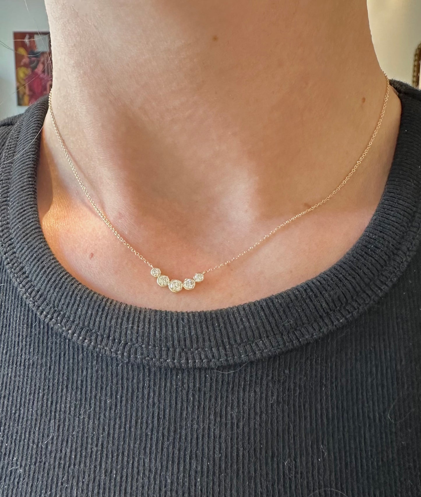 Lab Grown Diamond Curve Necklace