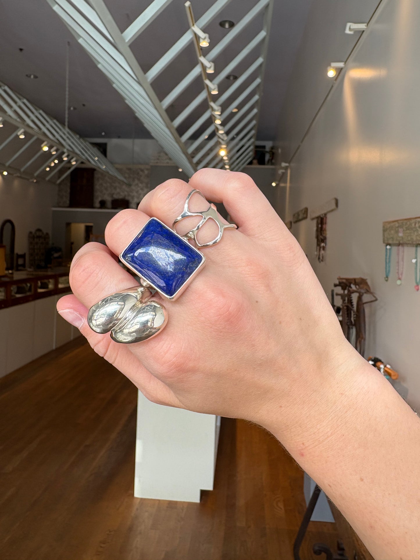 Sterling Silver Lapis Ring