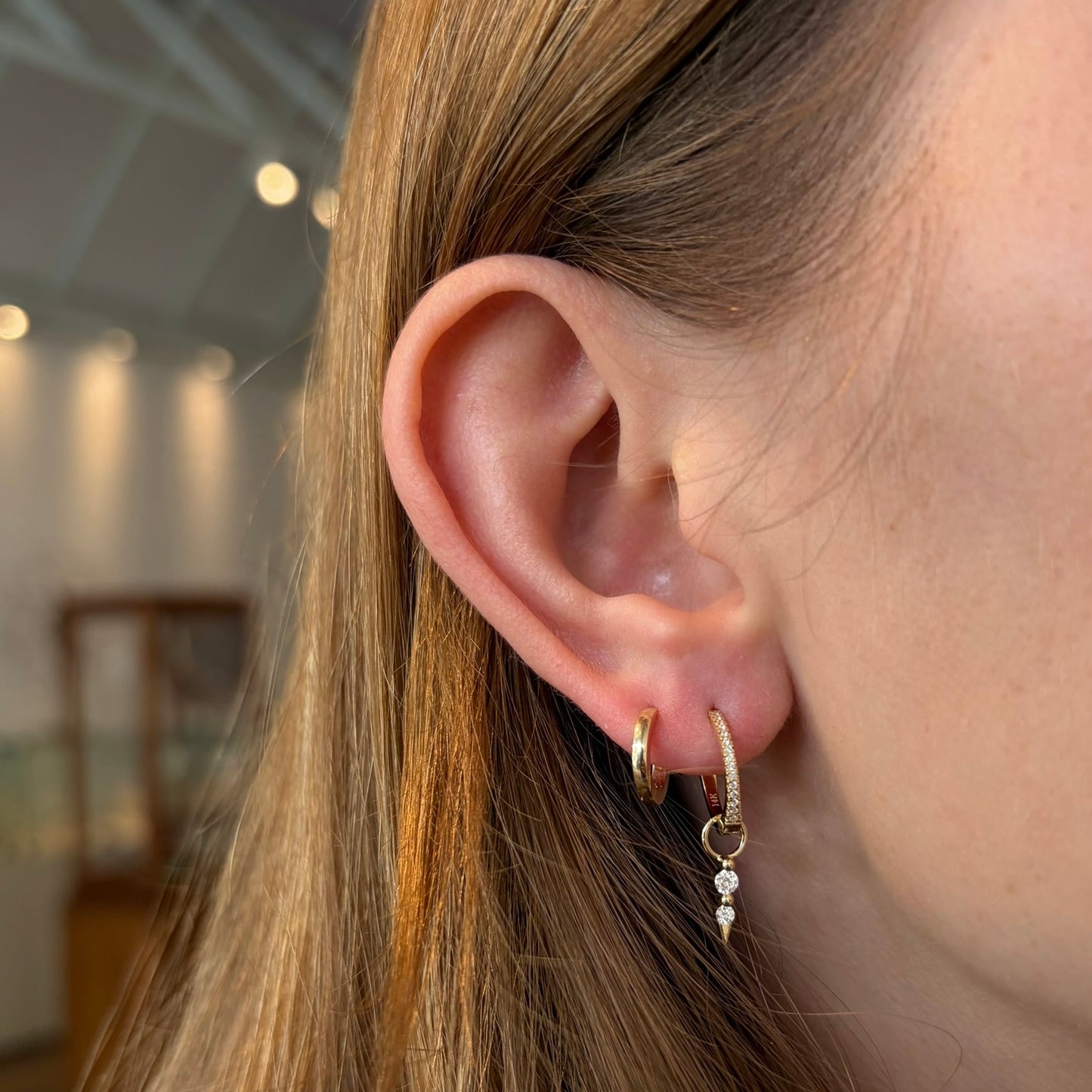 Tiny Sari Dagger Earring Charms