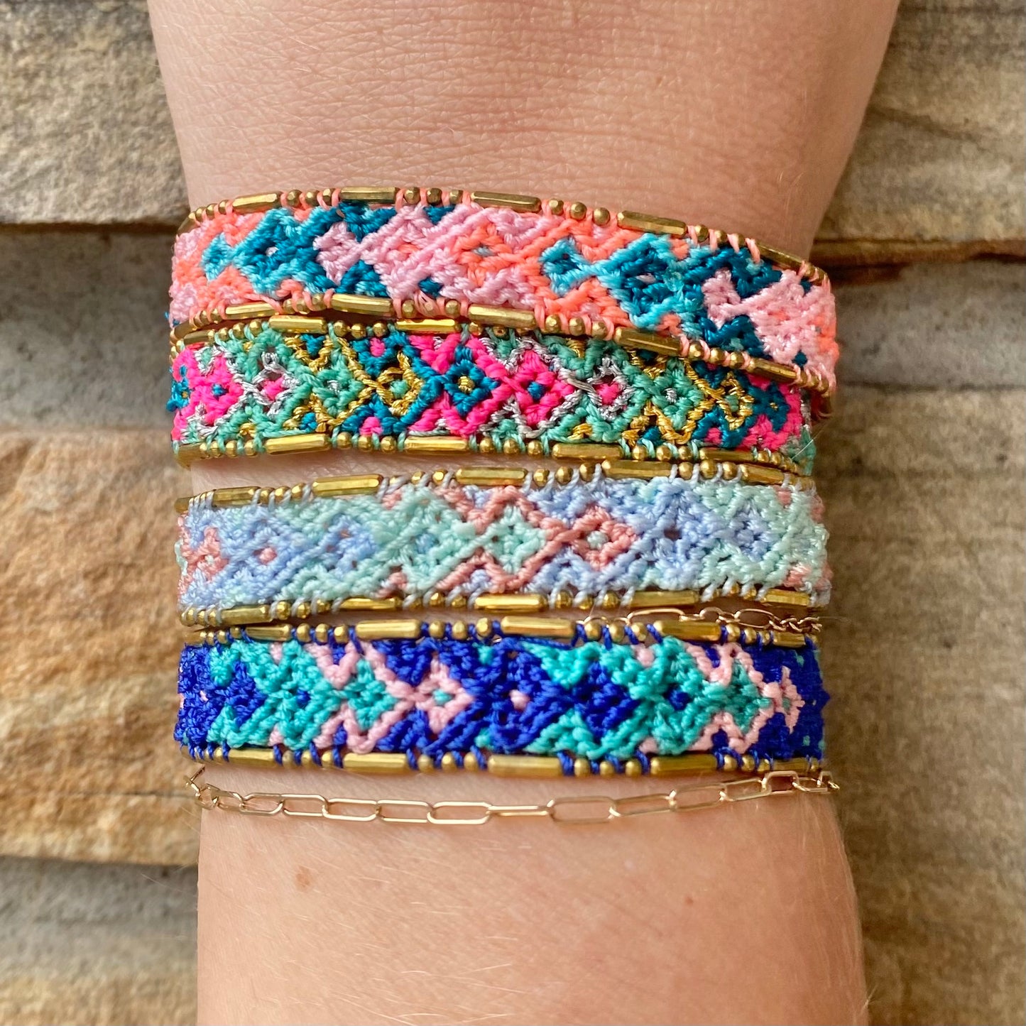 Bali Metallic Friendship Bracelet - Fruity Dazzle