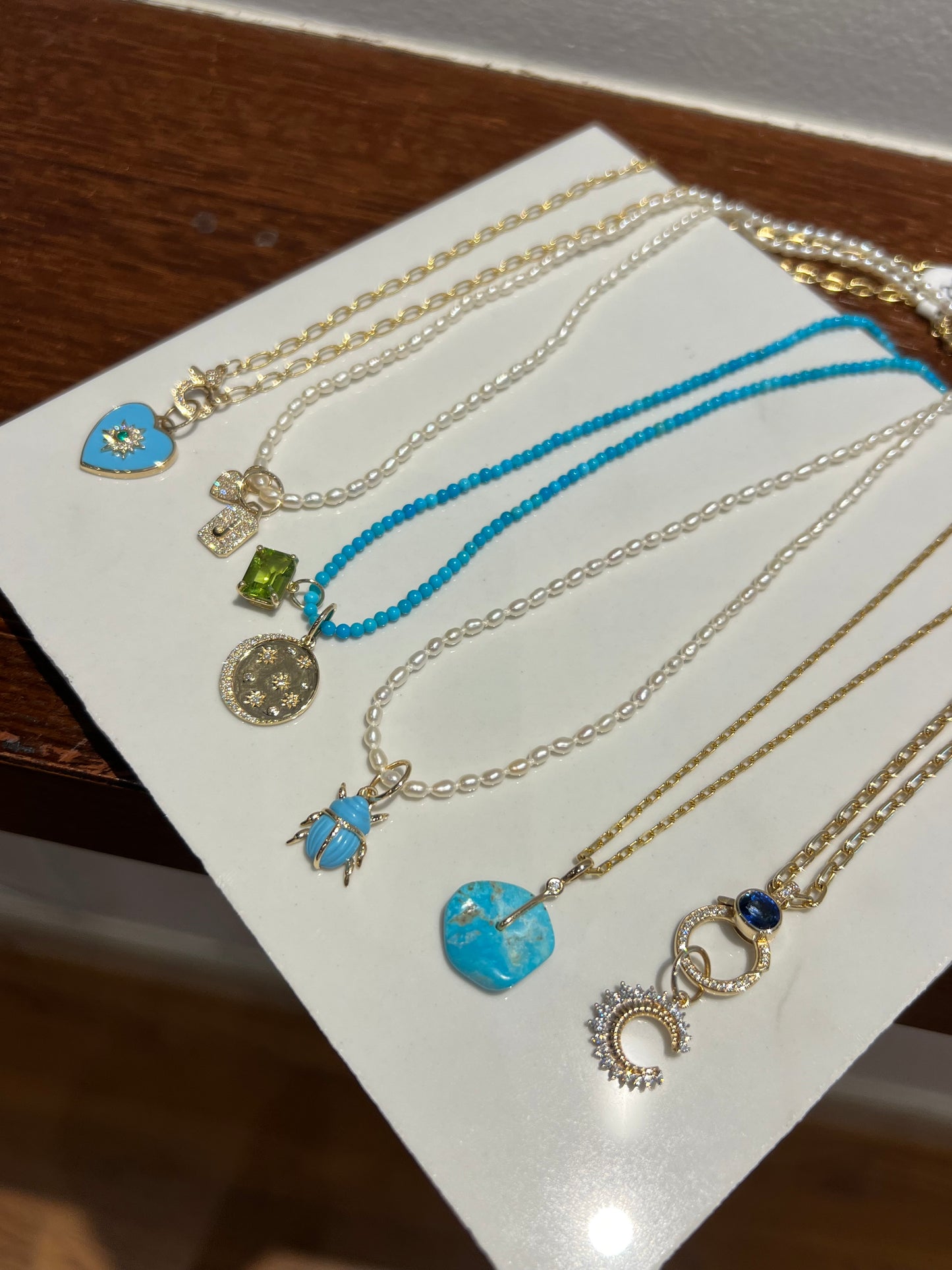 Scattered Star Inlay Pendant